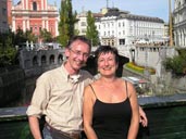 Chris and Peter in Ljubljana