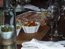 Fine local food tasting with host family